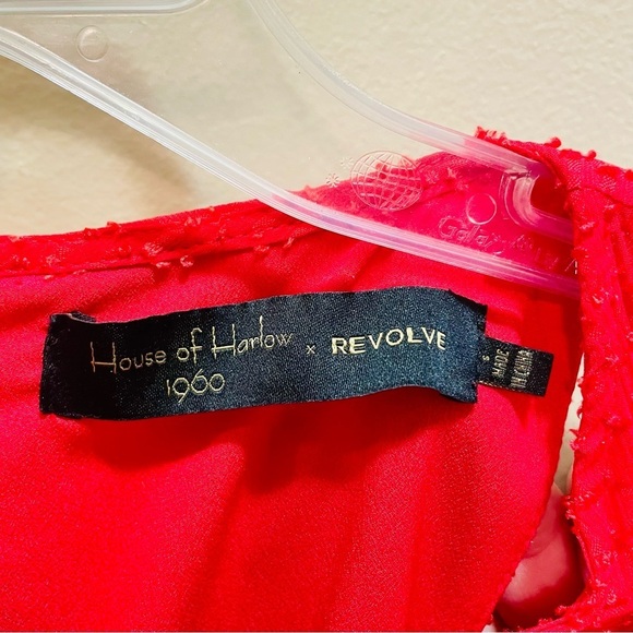 House of Harlow 1960 x Revolve Red Dot Maxi Dress Small - Picture 4 of 8